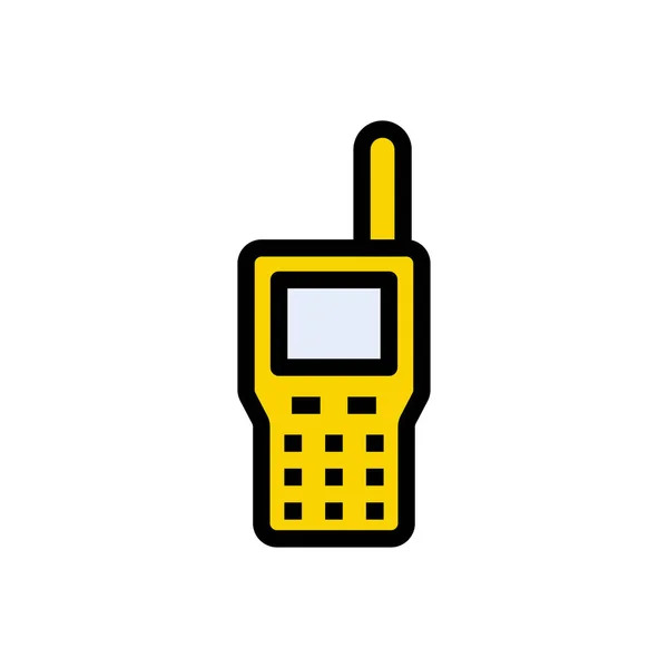 Telefoon Vector Kleur Lijn Pictogram — Stockvector