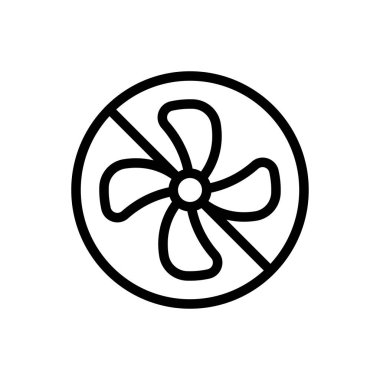 vektör ince çizgi simgesini durdur