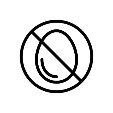 vektör ince çizgi simgesini durdur