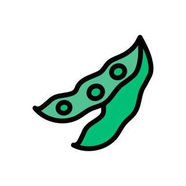 alerji vektörü renk çizgisi simgesi