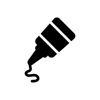 krem vektör düz simge