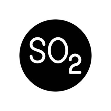 Alerji vektörü glyph düz simgesi