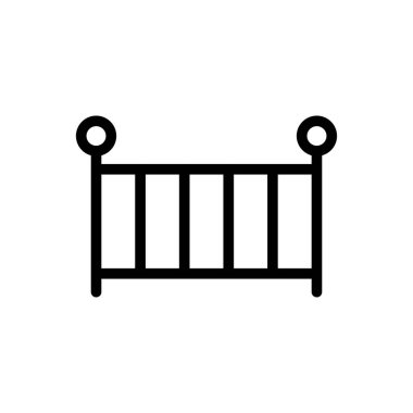 Taşıma vektörü ince çizgi simgesi