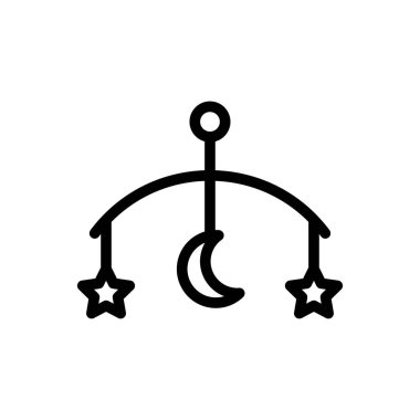 bebek vektör ince çizgi simgesi