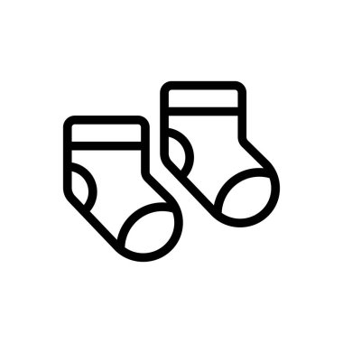 bebek vektör ince çizgi simgesi