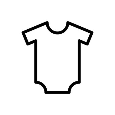 elbise vektörü ince çizgi simgesi