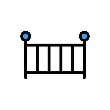 Taşıma vektörü renk çizgisi simgesi