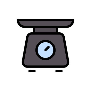 ölçek vektör renk çizgisi simgesi