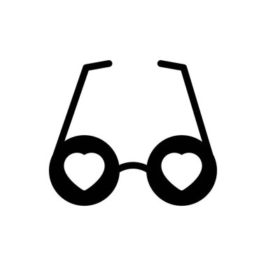 gözlük vektör düz simgesi