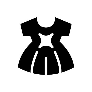 kostüm vektör düz simgesi