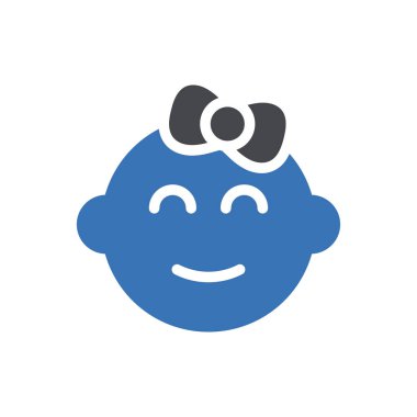 yüz vektör renk simgesi