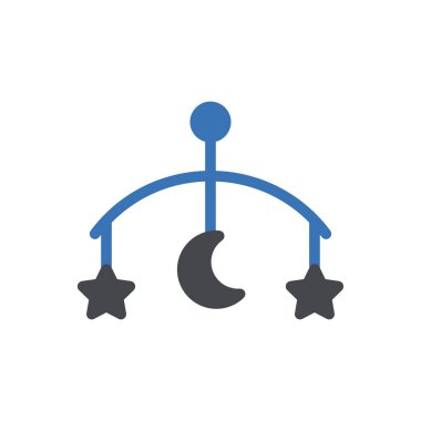 bebek vektör renk simgesi