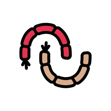 organizma vektör renk çizgisi simgesi