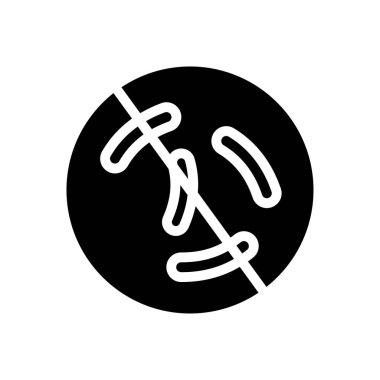 mikroplar vektör düz simge