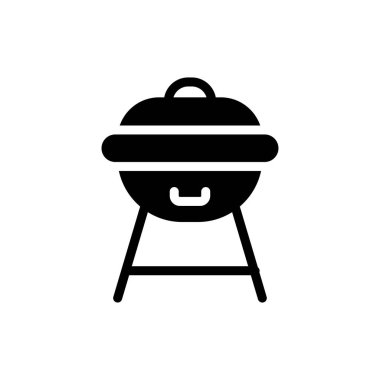 yiyecek vektörü kabartması düz simge 