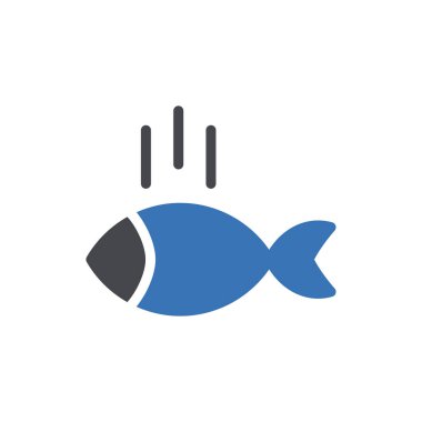 pişirme vektörü renk simgesi 