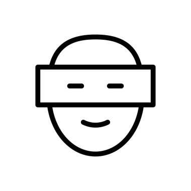 tarayıcı vektörü ince çizgi simgesi 