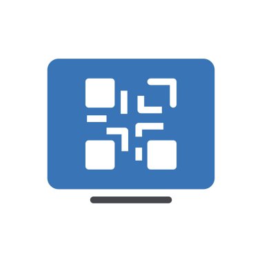 kod vektörü renk simgesi