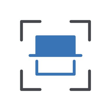 Tarama vektörü renk simgesi