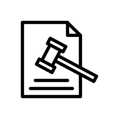 belge vektörü ince çizgi simgesi 