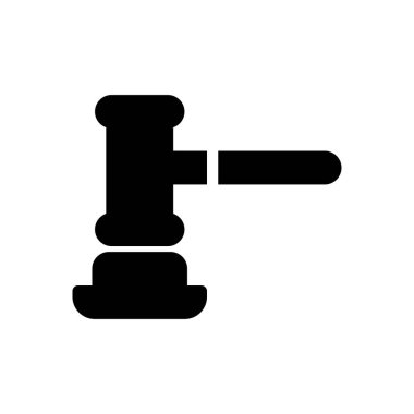 teklif vektörü glyph düz simgesi 