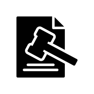 belge vektörü düz simge 