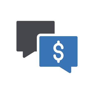 açık artırma vektör renk simgesi 