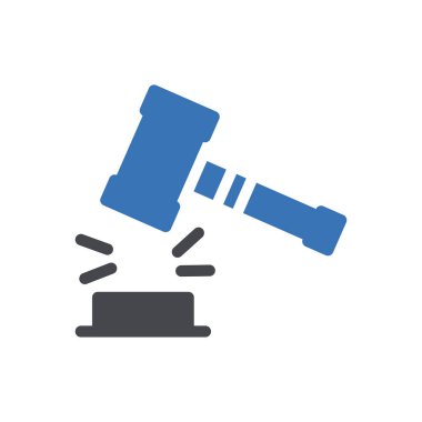 Tokmak vektör renk simgesi 