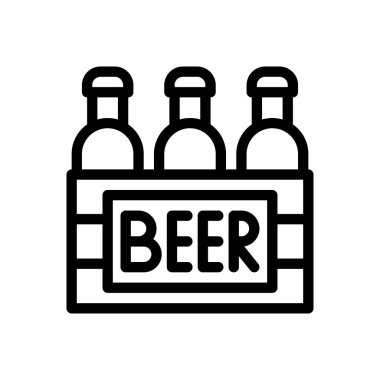 içecek vektör ince çizgi simgesi 