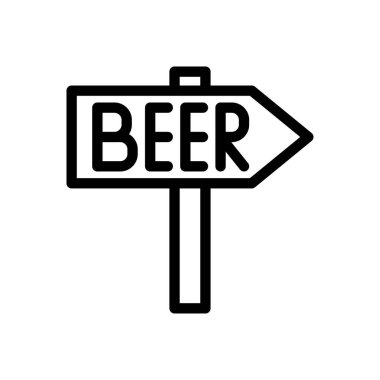 yön vektör ince çizgi simgesi 