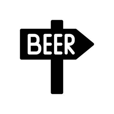 Yön vektör düz simgesi 