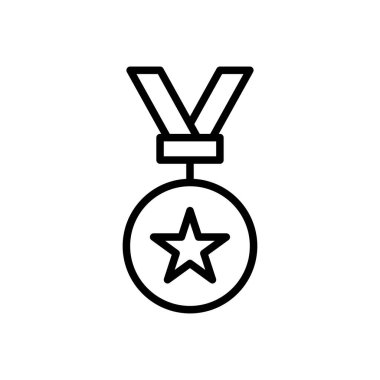 ödül vektörü ince çizgi simgesi