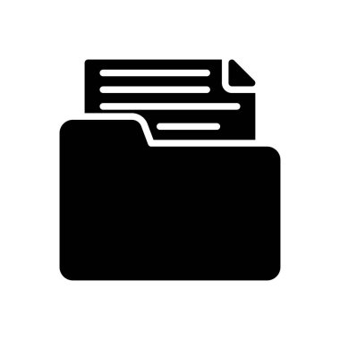 dosya vektör düz simgesi 