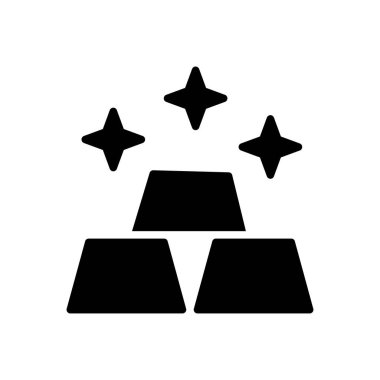 altın vektör düz simge 