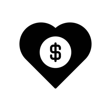 sevgi vektör düz simgesi 
