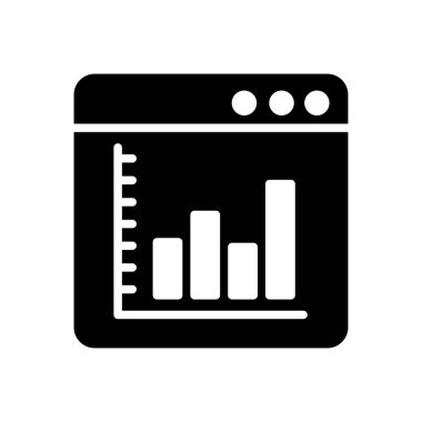 rapor vektör düz simgesi 