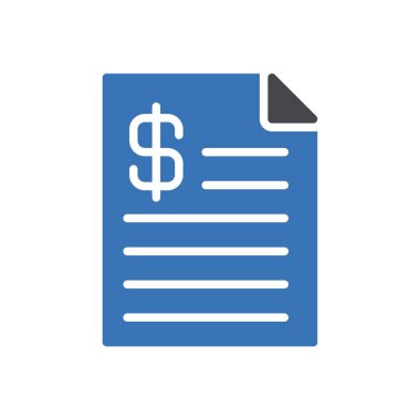 fatura vektörü renk simgesi 