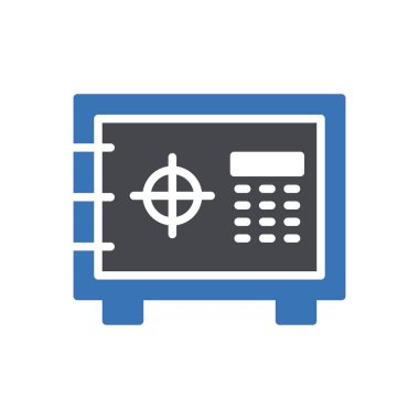 kasa vektörü renk simgesi 