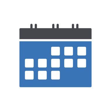 tarih vektör renk simgesi 