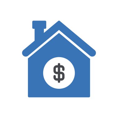 Dolar vektör renk simgesi 