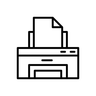 vektör ince çizgi simgesini kopyala 