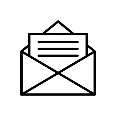 vektör ince çizgi simgesini aç 