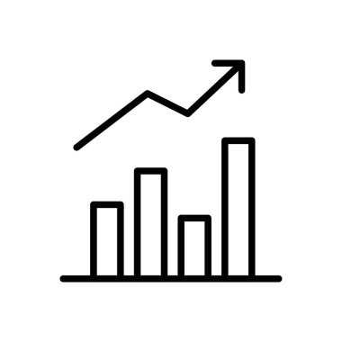 Vektör ince çizgi simgesini arttır 