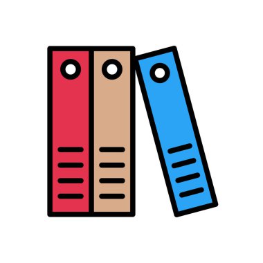 bağlayıcı vektör renk çizgisi simgesi