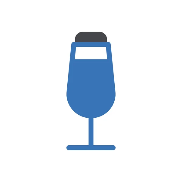 Bar Vector Glyph Color Icon — 스톡 벡터