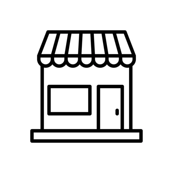 Winkel Vector Dunne Lijn Pictogram — Stockvector