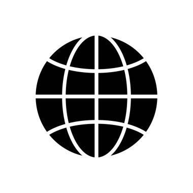 tarayıcı vektörü glyph düz simgesi 