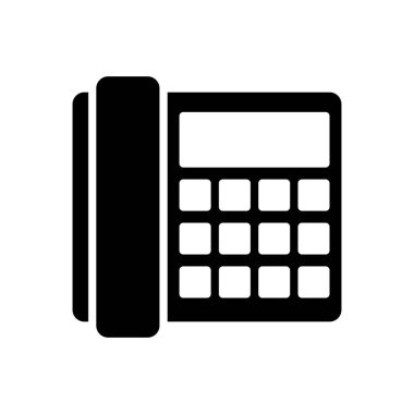 Sabit hat vektör simgesi düz simge 