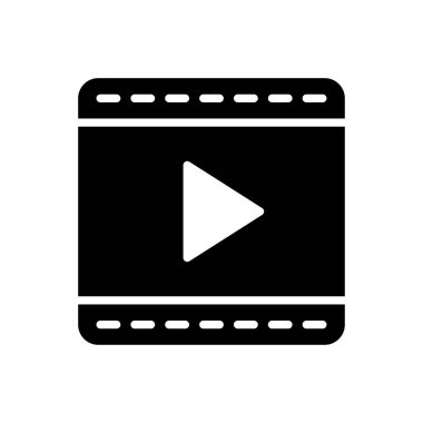 sunum vektörü düz simgesi 