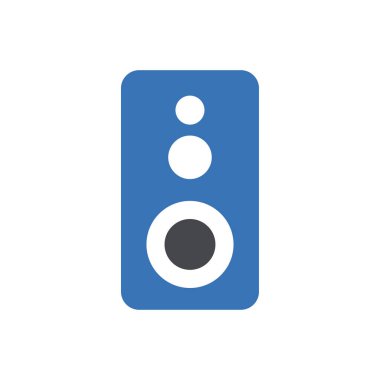 hoparlör vektör renk simgesi 